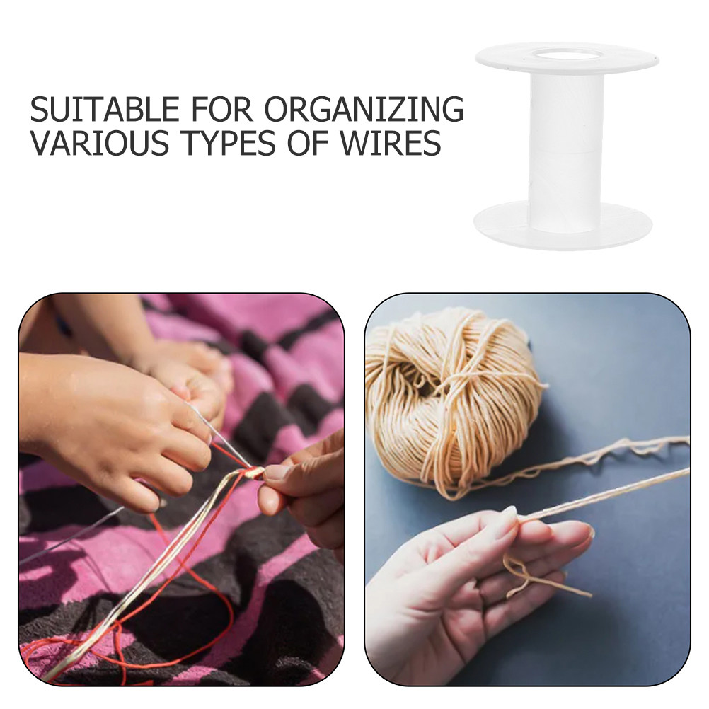 5Pcs Plastic Wire Spools Trans - Embroidery Craft recension och pris