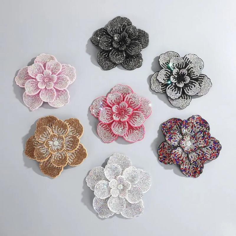 1pc Three-dimensional Camellia - Craft Embellishments recension och pris
