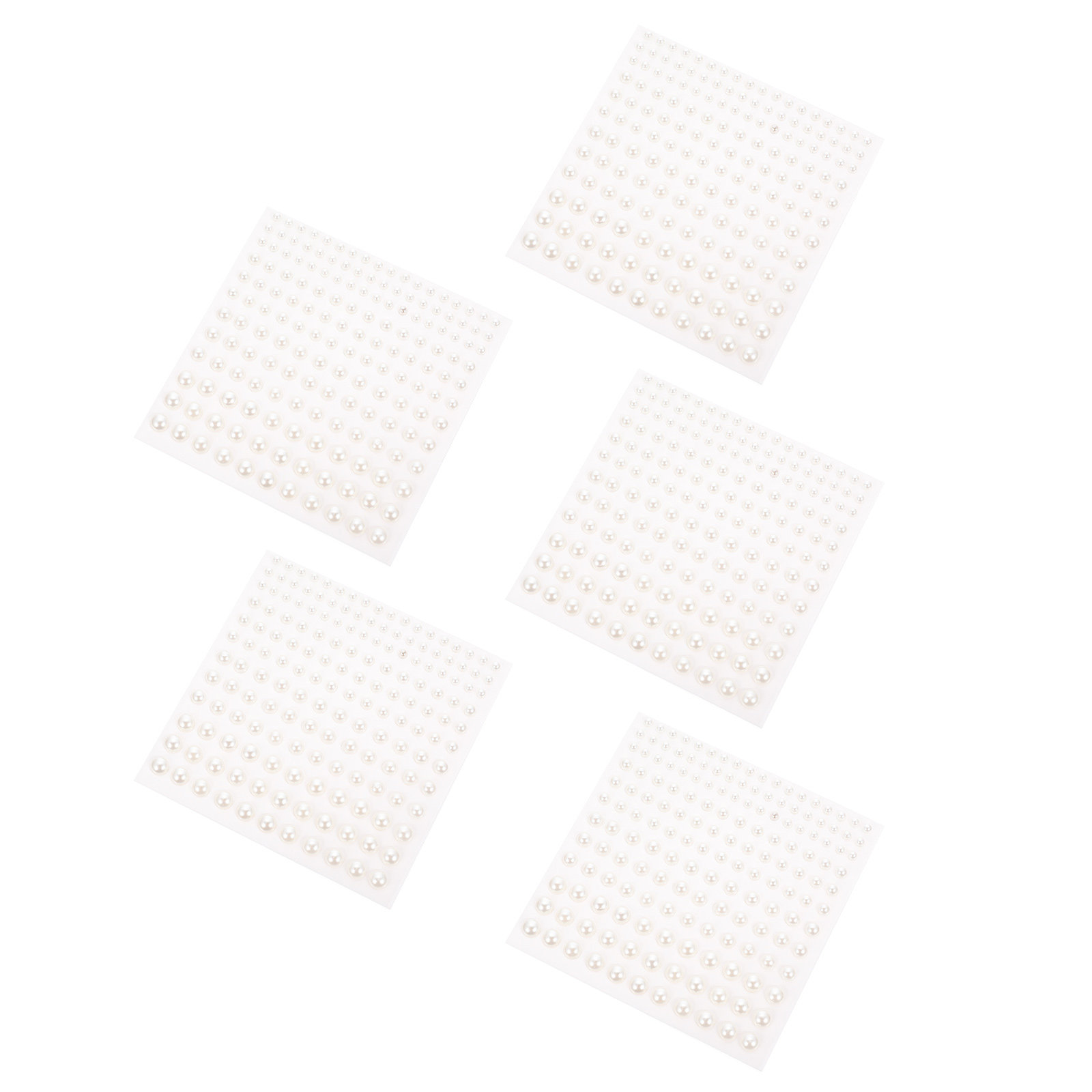 5Pcs Pearl Face Stickers Adhes - Craft Embellishments recension och pris