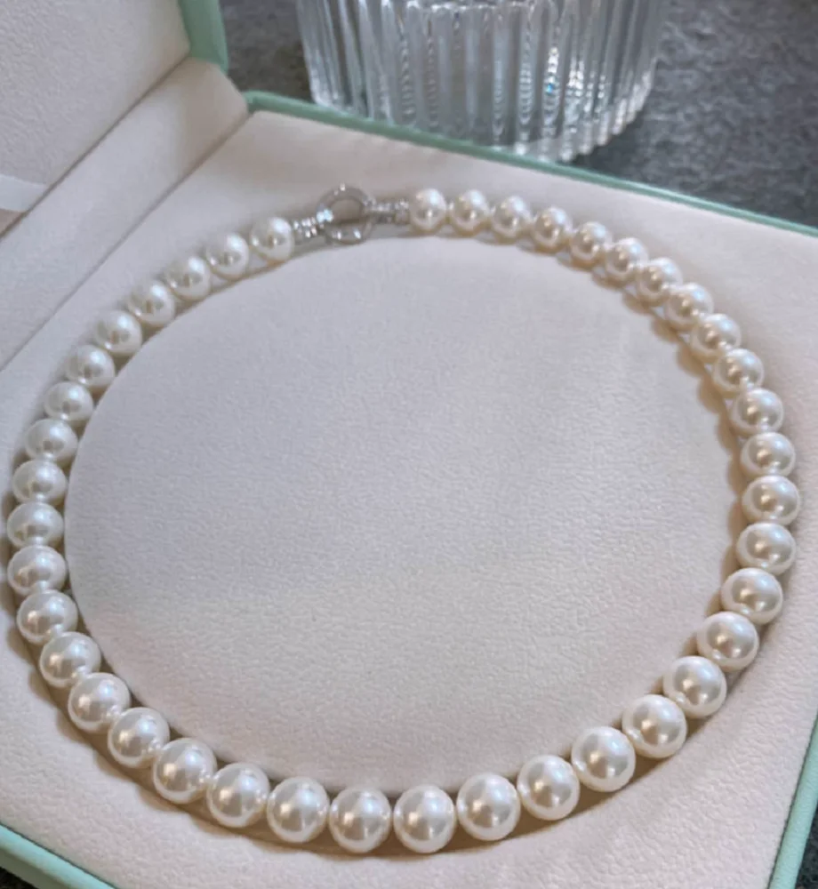 Gorgeous AAAA++9-10mm 10-11mm  - Pearl Trim Chain recension och pris