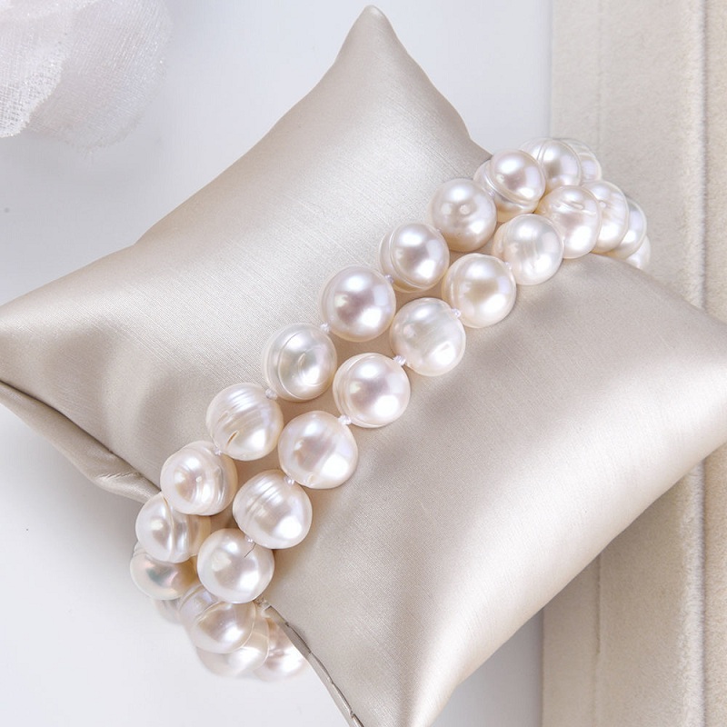 8-9mm Natural Freshwater Pearl - Pearl Trim Chain recension och pris