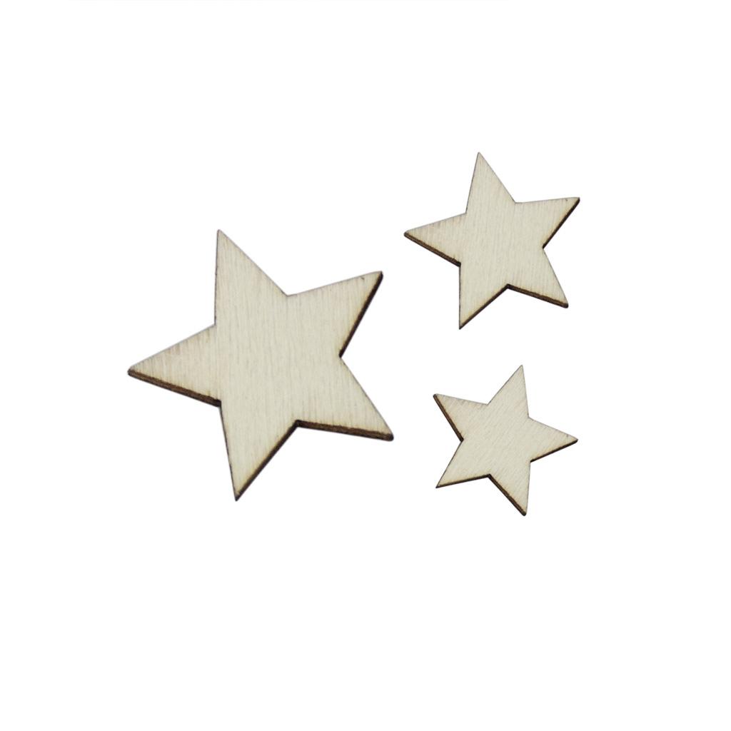 Basswood Craft Star Slices Nat - Craft Embellishments recension och pris