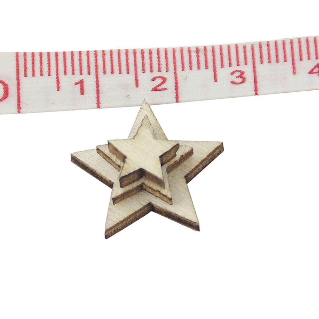 Basswood Craft Star Slices Nat - Craft Embellishments recension och pris