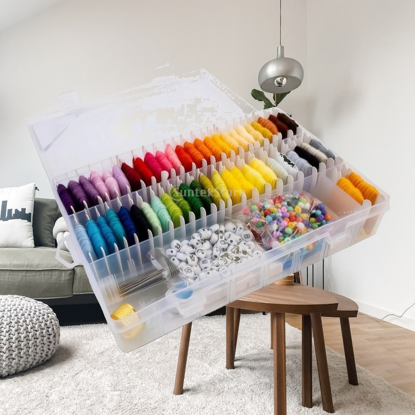 Embroidery Floss Kit with Orga - Embroidery Craft recension och pris