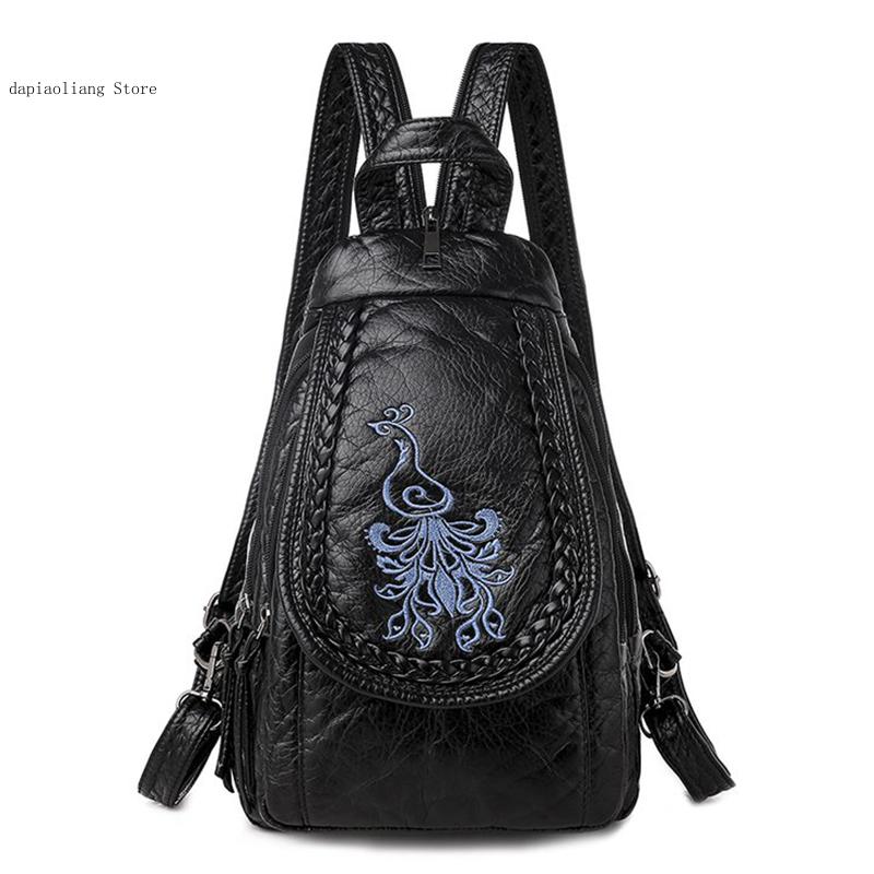 Women Small Chest Bags Fashion - Applique Patch Flower recension och pris